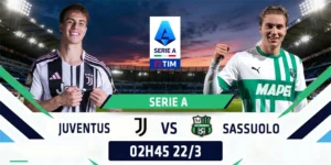 Soi Kèo Juventus Vs Sassuolo 02h45 22/03 - VĐQG Ý 12 Soi Kèo Juventus Vs Sassuolo 02h45 22/03 - VĐQG Ý
