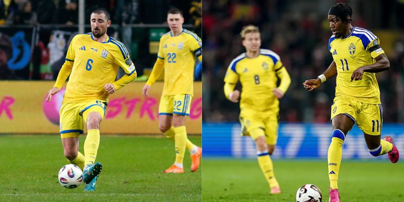 Ukraine vs Sweden có phong độ trái ngược nhau
